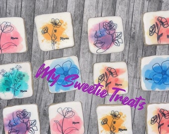Mother's Day Cookies /Gift for Mom/ Mother’s Day Gift/ Mother’s Day treats 1{dozen} Mother’s Day Gifts