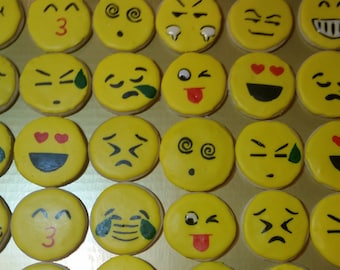 Emoji cookies 1 Dozen