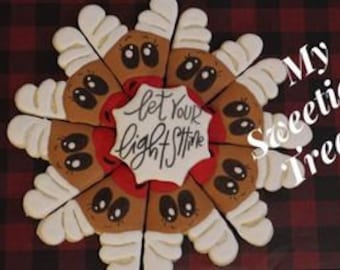 Christmas Reindeer Cookie Platter