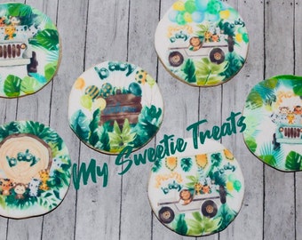 Baby shower/safari Cookies 1{Dozen}