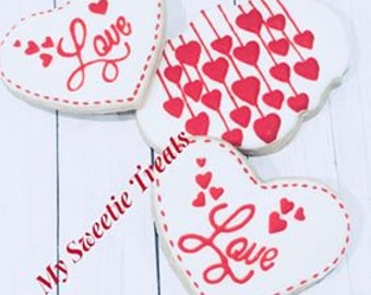Valentine's Love Cookies 1{Dozen}