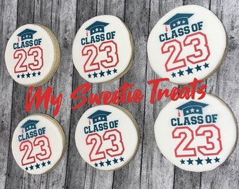 Class of 2023 /Gifts for him/Gifts for her/Graduation Cookies {1Dozen}