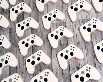 Game Controller sugar  Cookies/Birthday cookies /video game party cookies /