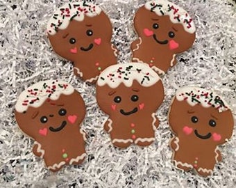 Christmas/ Cute Gingerbreadman Cookies {1Dozen}