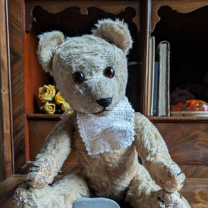 Vintage kleinerer Teddybär Max , er wurde sehr geliebt...... sucht eine neue Familie Bild 1