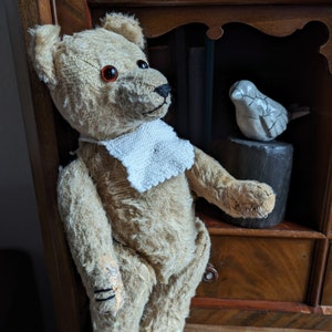 Vintage kleinerer Teddybär Max , er wurde sehr geliebt...... sucht eine neue Familie Bild 2