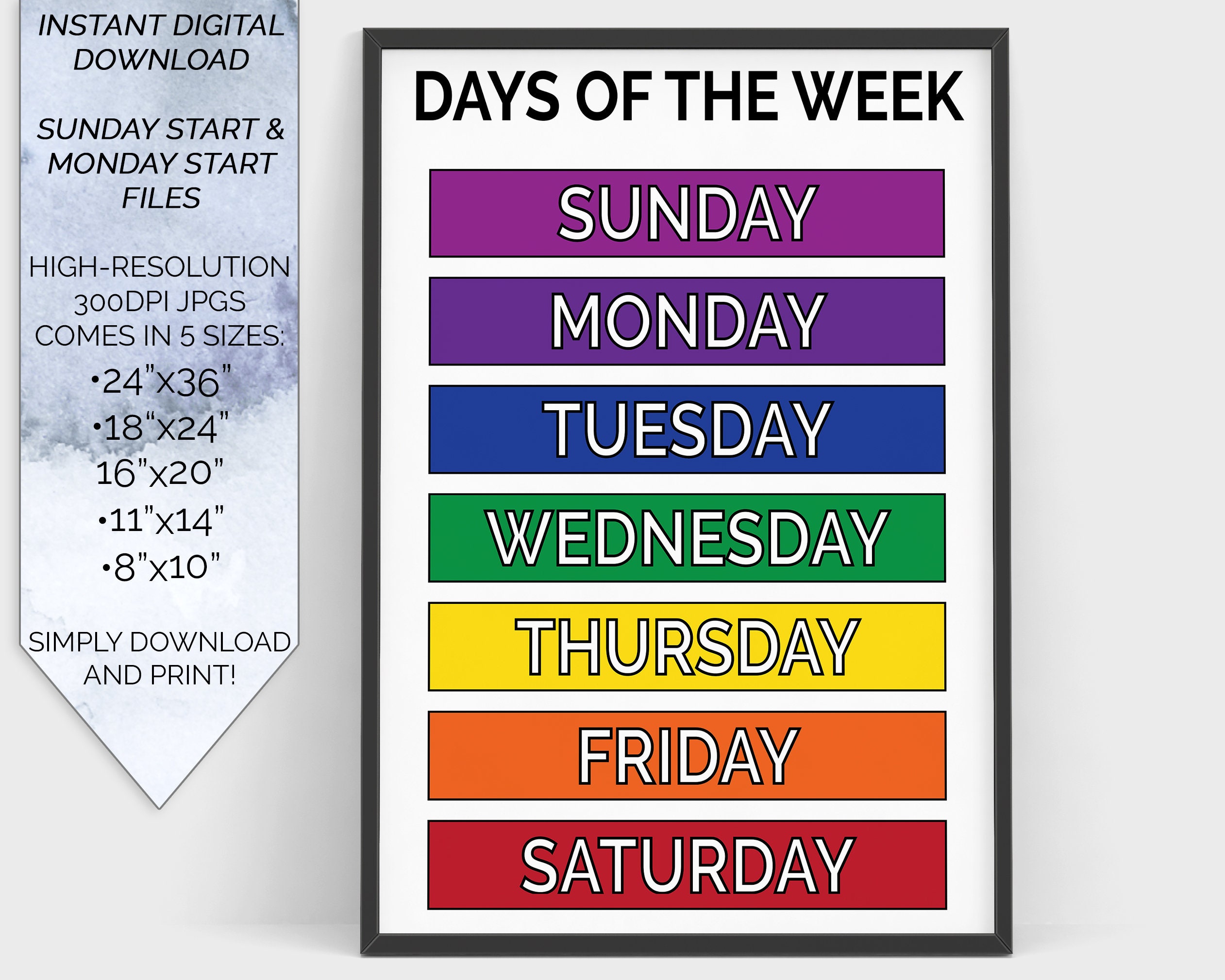 Days of the week