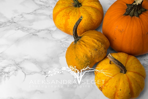 Flatlay Mockup Styled Stock Photo Pumpkins Mockup Halloween Photography