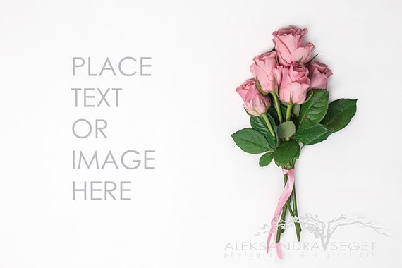 Floral Style Mockup Styled Stock Photo Styled Desktop Flatlay
