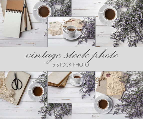 Vintage Stock Photo Stock Photography Flatlay Mockup Styled Photography