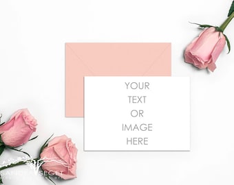 Download Free product mockup, stock photo, card and envelope mockup, desktop mockup, styled photography, invitation mock up, smart object, blank card PSD Template