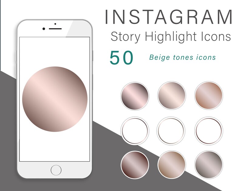 Beige Tones Instagram Story Highlights Icons Instagram Story - Etsy