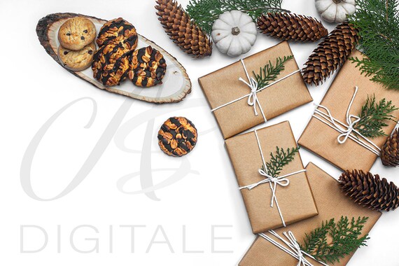 Christmas Mockup Christmas Flat Lay Flat Lay Mockup Styled Etsy