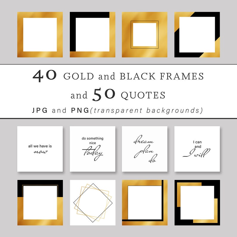 Instagram Frames and Quotes Instagram Post Templates Etsy