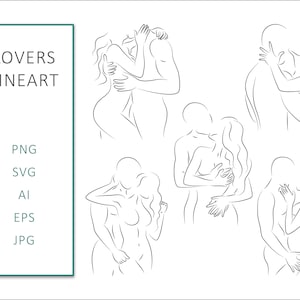 liebe sVG, paar svg, people svg, lovers line art, male and female svg, linie vector art, romantic svg, line body, couple in love