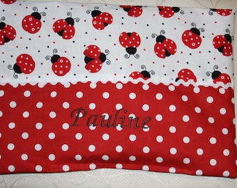 Cherry core pillow ,XXL,Wish- Name, Ladybug, 30 x 20 cm