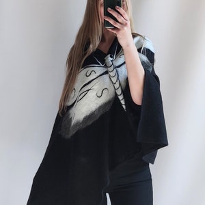 Felted poncho, cape, sweater image 2