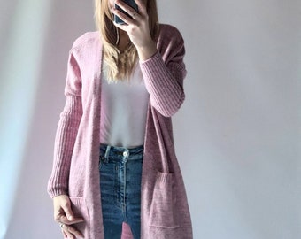 Cardigan oversize femme