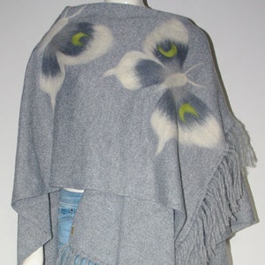 Women's felted poncho image 1