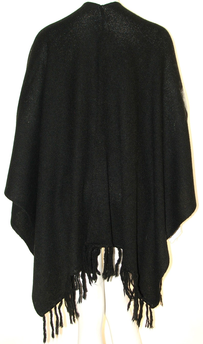 Women's felted poncho image 3