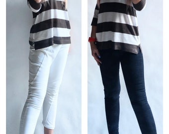 Women's oversize sweater, cardigan, loose, universal.