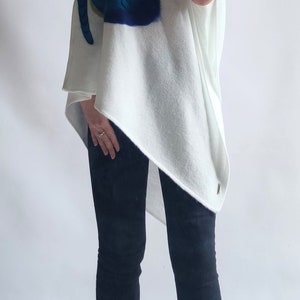 Felted poncho, cape, sweater image 6