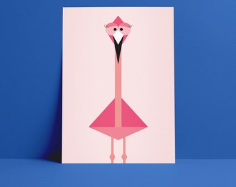 Postcard "Flamingo"