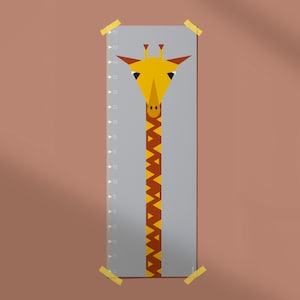 Measuring chart / poster "Giraffe"