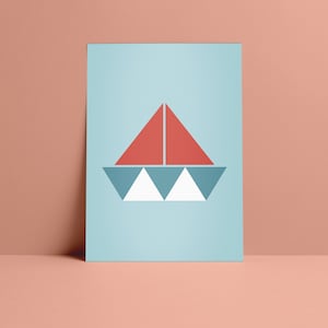 Postkarte "Boot"