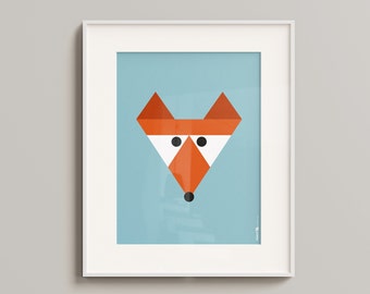 SALE! Poster "Fuchs", 30x40 cm