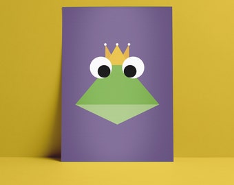 Postkarte "Froschkönig"