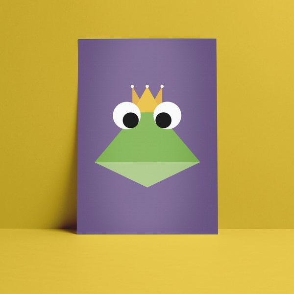 Postkarte "Froschkönig"