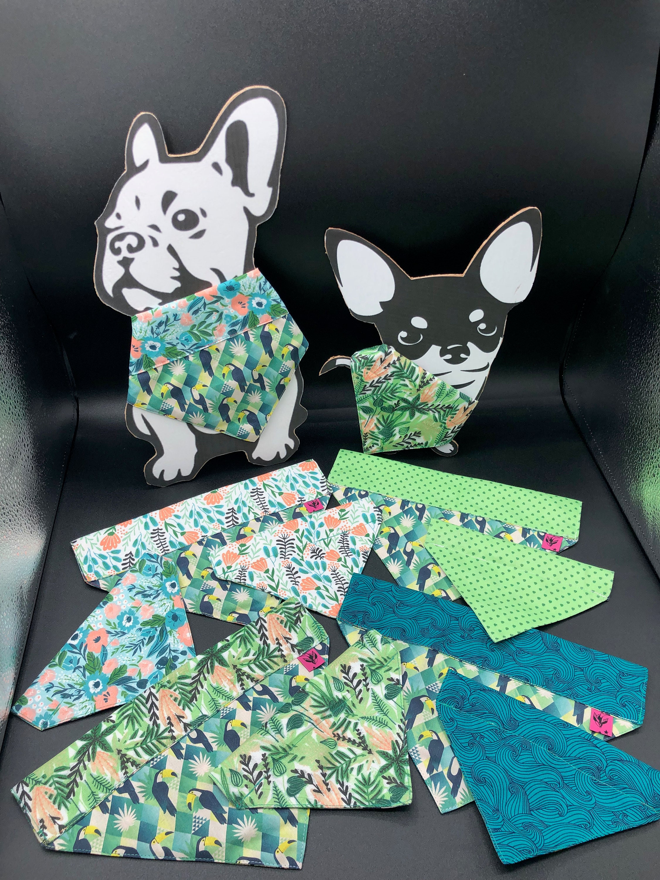 Bandana Toucan Réversible Pour Chien