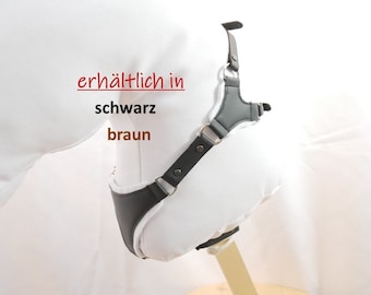 Vorderzeug für Hobbypferd, schwarz braun