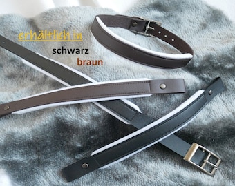 Stirnriemen + Nasenriemen für Hobbyhorse, schwarz braun weiß