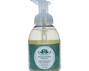 Hera's Own Foaming Hand Soap - Eucalyptus Mint - 10 fl oz. (300 ml)