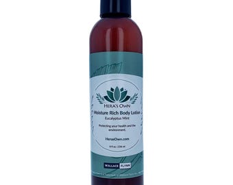 Hera's Own Moisture Rich Body Lotion - Eucalyptus Mint - 8 fl oz. (236 ml)