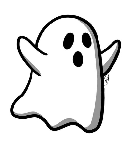 Cute Spooky Ghost - Etsy