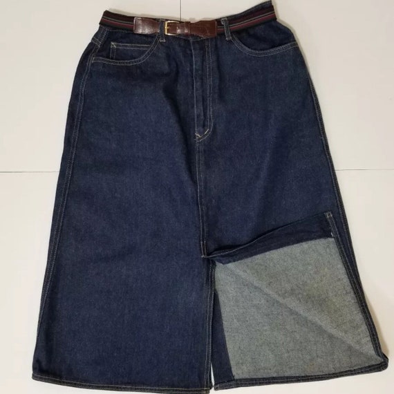Vintage 1970s N'est Ce Pas Denim Skirt