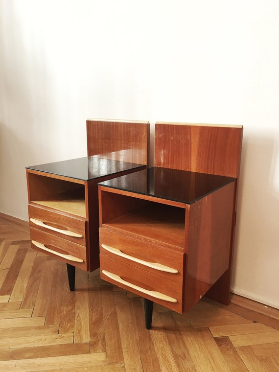 Nightstands De Mojmir Pozar Para Up Zavody 1960s Par Etsy