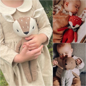 Linen stuffed animals top