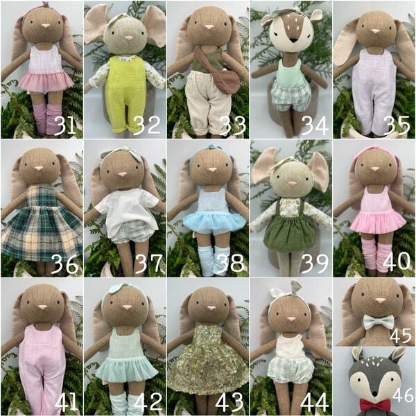 Doll Clothes Fabric Etsy