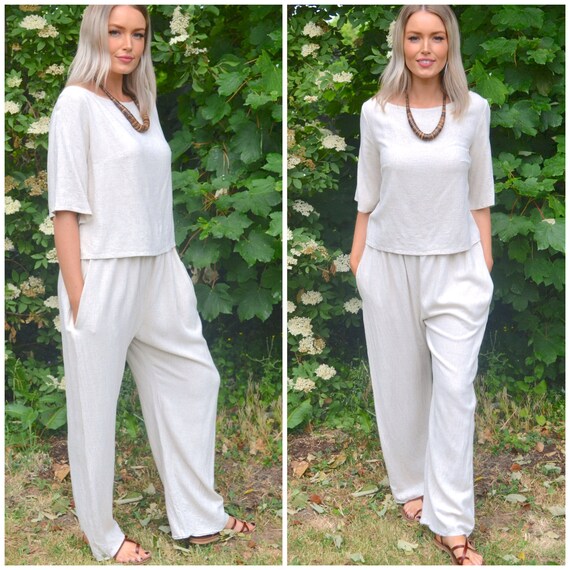 mix and match palazzo pants