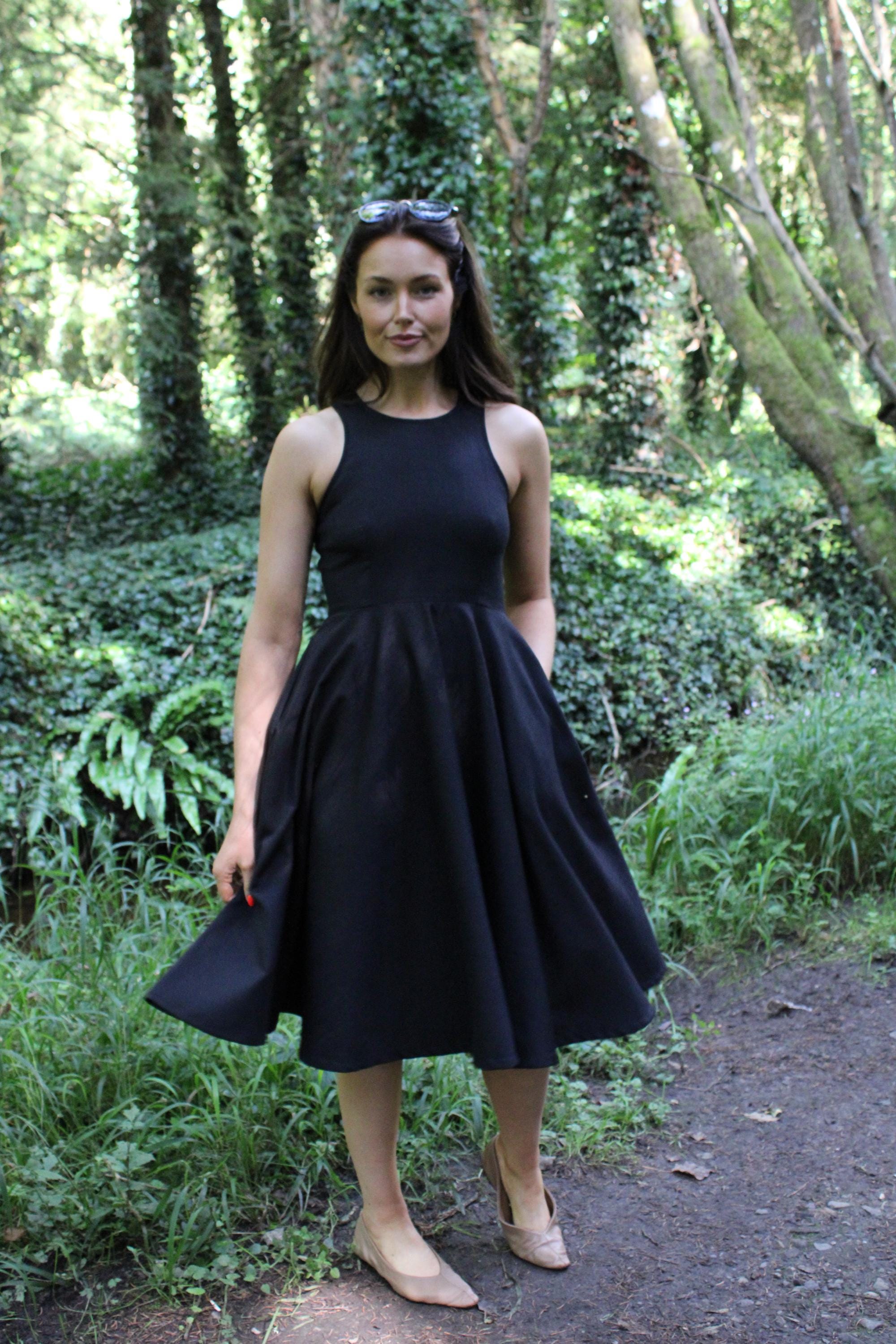 black lbd dress Harper Corset Mini or no bra Lbd Wedding Attire Wear Black