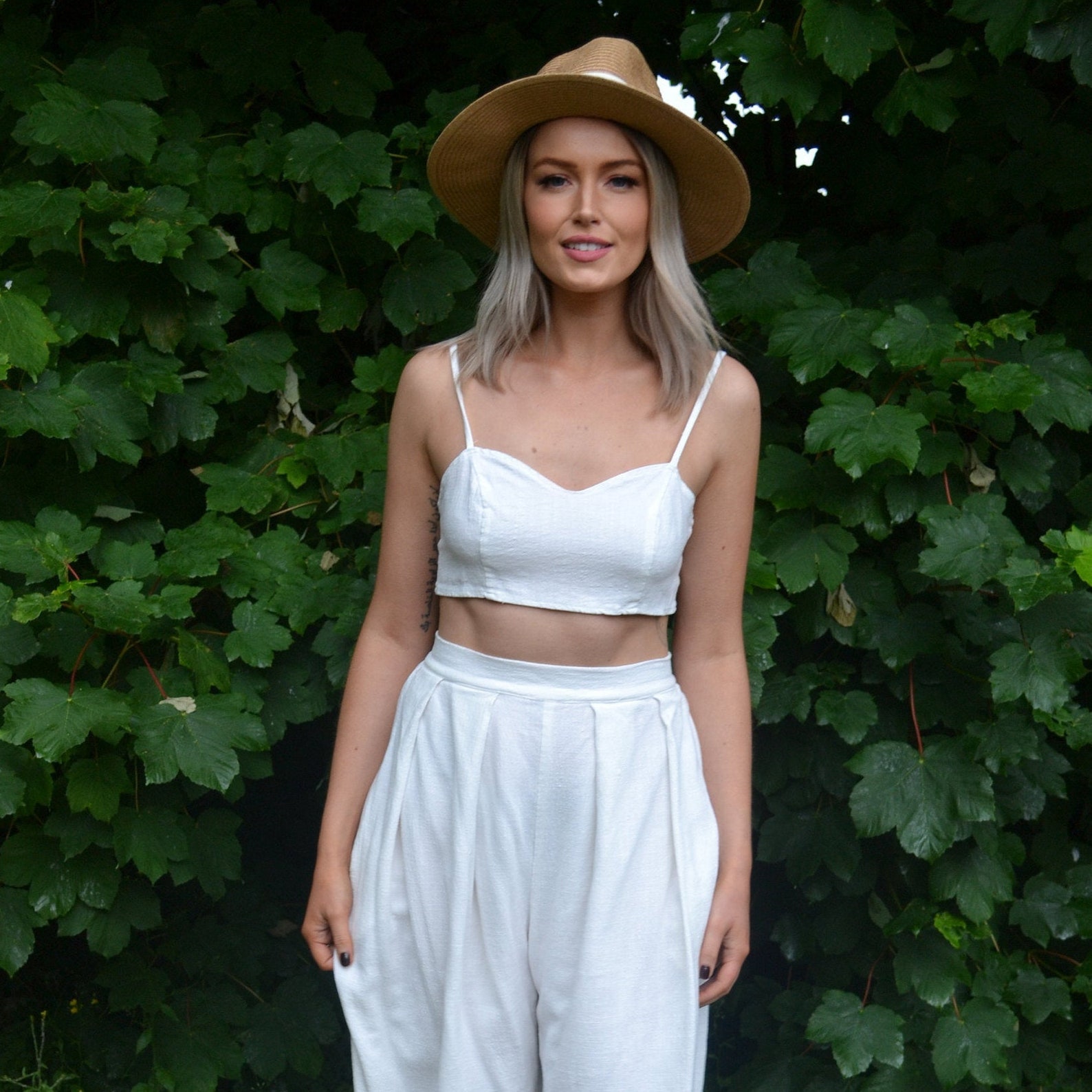 Linen Bralette Soft Washable Linen Bra Crop Top Etsy