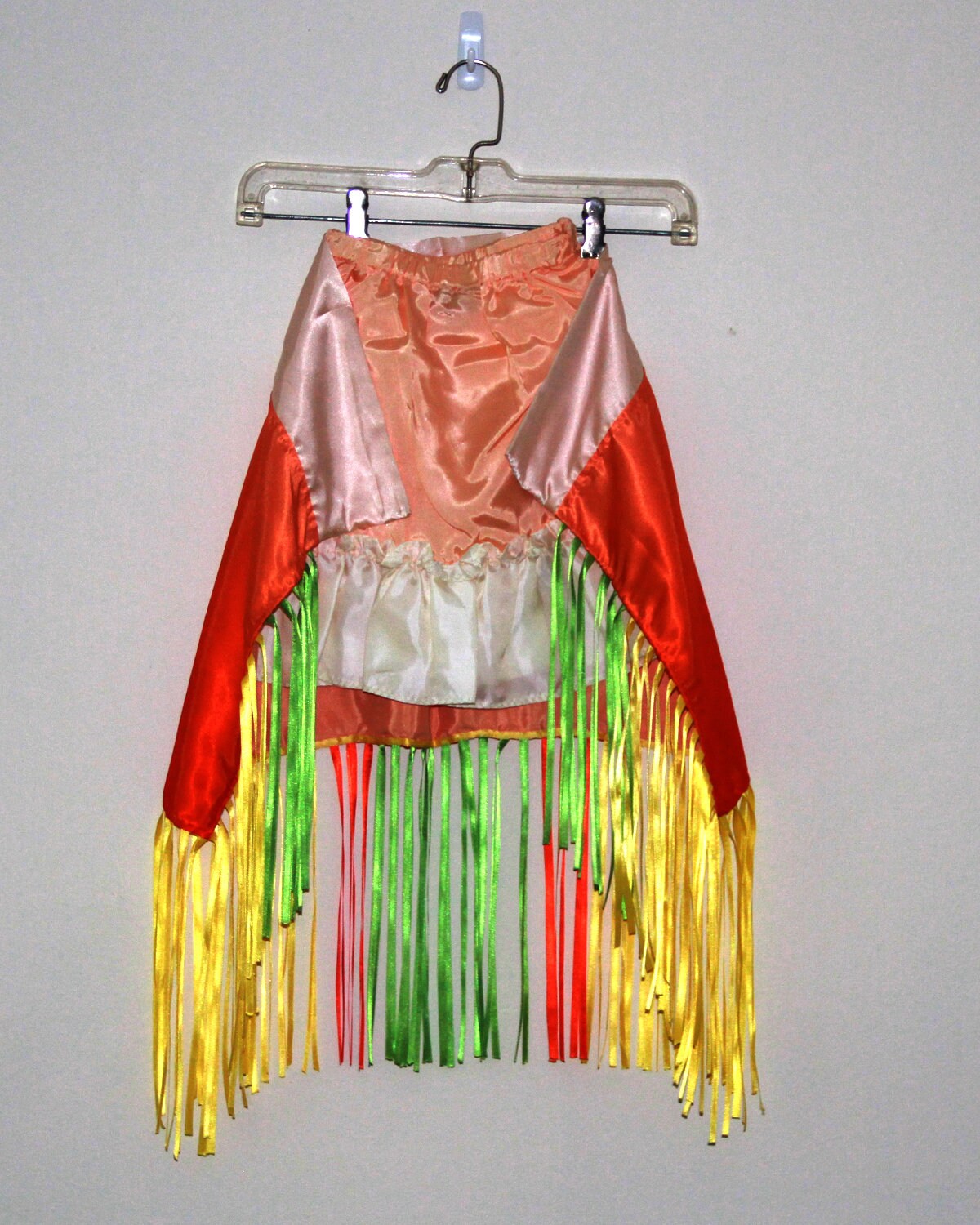 Native American Pow Wow Regalia Fancy Dance Tangerine Orange Skirt Native American Pow Wow Regalia Fancy Dance Tangerine Orange Skirt