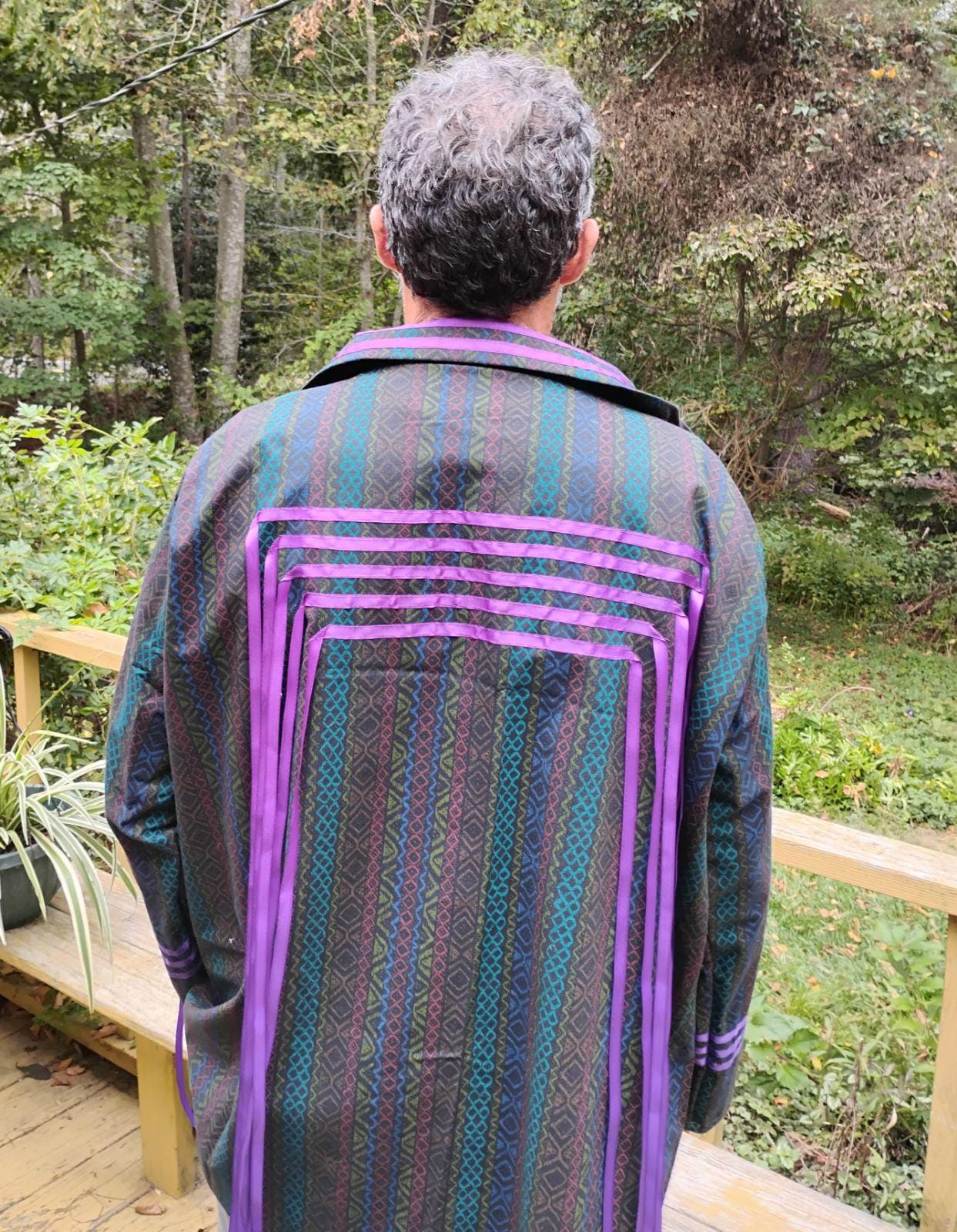 Native American Pow Wow Regalia Dark Green and Turquoise