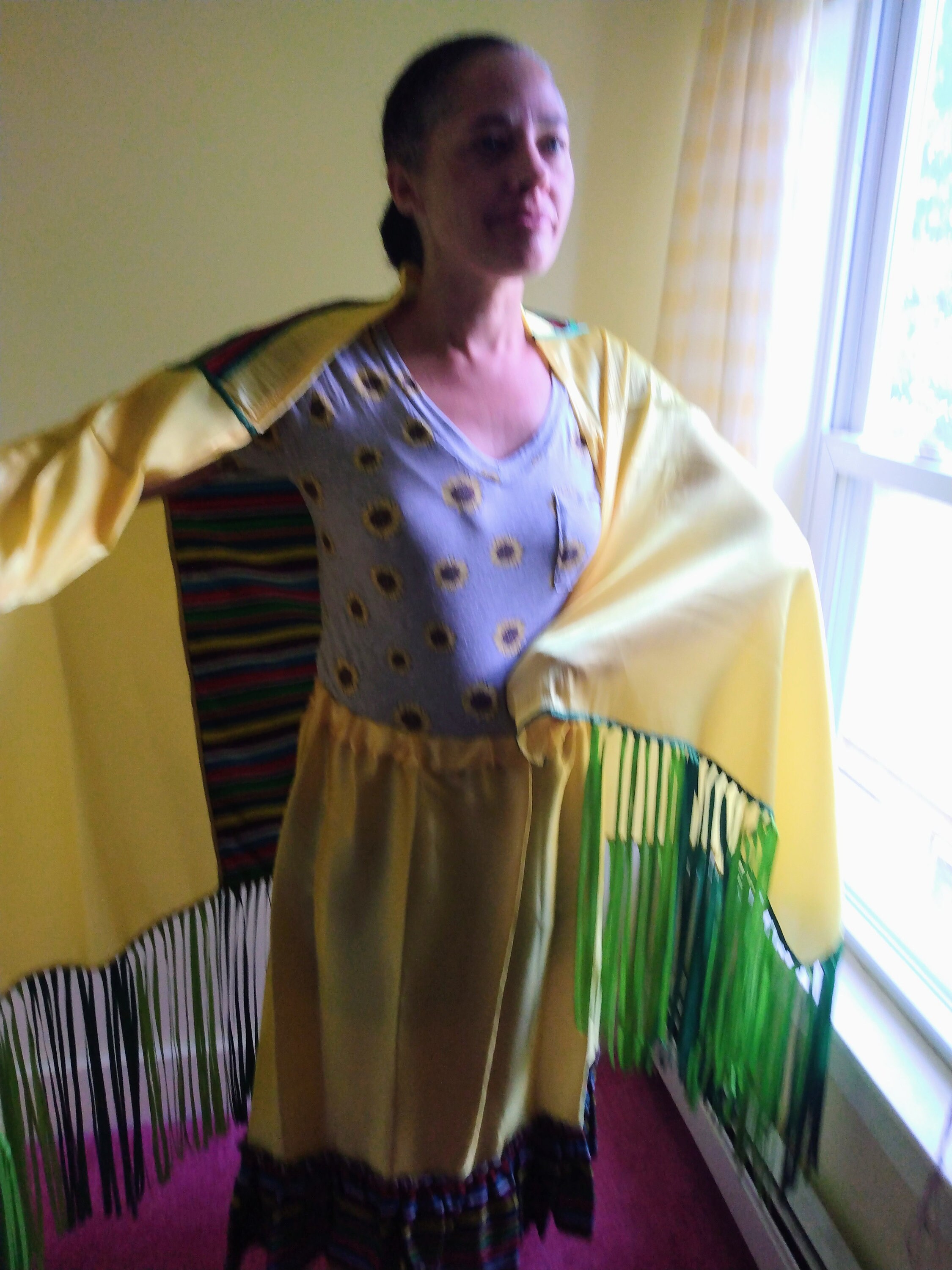 Native American Pow Wow Regalia Fancy Dance Woman S Yellow Etsy Native American Pow Wow Regalia Fancy Dance Woman S Yellow Etsy
