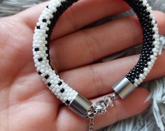 Bracelet, bracelet, Hand bracelet, toho beads, crochet bracelet, beaded bracelet