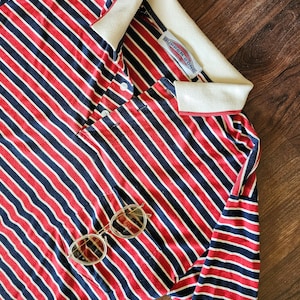 90s Striped Polo